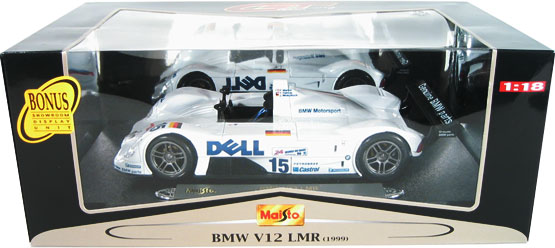 1999 BMW V12 LMR Le Mans Dell Computer (Maisto) 1/18 diecast car scale ...