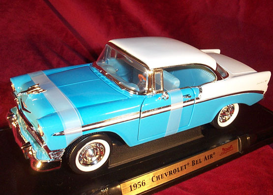 1956 chevy bel air diecast model