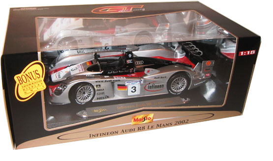 2002 Audi R8 #3 Le Mans (Maisto) 1/18 diecast car scale model