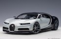 2017 Bugatti Chiron - Glacier White/atlantic Blue (AUTOart) 1/12