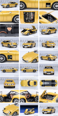 1967 Toyota 2000GT - Gold (AUTOart) 1/18