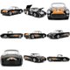 1957 Chevy Corvette - Black Flames (Jada Toys) 1/24