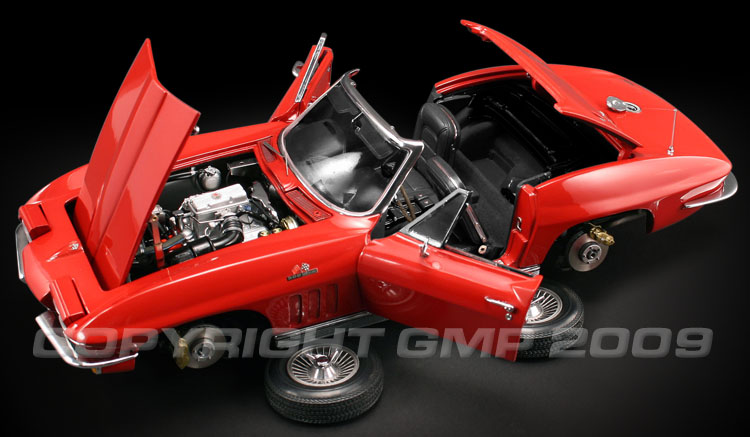 1965 Chevy Corvette Stingray - Red (GMP) 1/18 diecast car