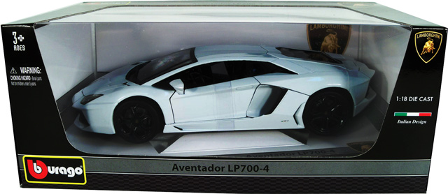 Lamborghini Aventador LP700-4 - White (Bburago) 1/18