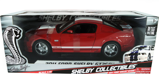 2011 Mustang Shelby GT350 - Red (Shelby Collectibles) 1/18