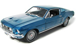 1968 Ford Mustang GT - Acapulco Blue (Greenlight) 1/18