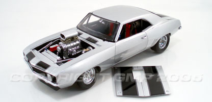 1969 Chevy Drag Camaro - Silver (GMP) 1/18