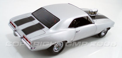 1969 Chevy Drag Camaro - Silver (GMP 1800314) 1/18