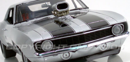 1969 Chevy Drag Camaro - Silver (GMP 1800314) 1/18