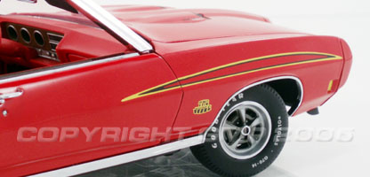 1970 Pontiac GTO Judge Convertible - Cardinal Red (GMP 1801216) 1/18