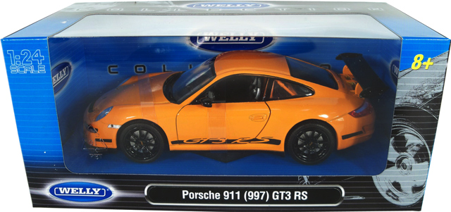 Porsche 911 (997) GT3 RS - Orange (Welly 22495) 1/24