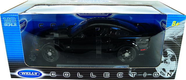 2007 Saleen Mustang S281E Police Interceptor - Black (Welly) 1/18