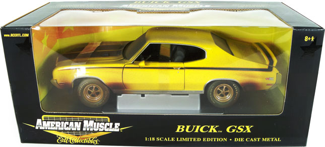 1970 Buick Skylark GSX - Saturn Yellow "Dirt Road" Version (Ertl) 1/18