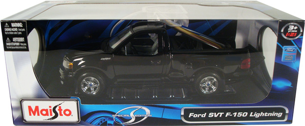 Ford SVT F150 Lightning Pickup Truck - Black (Maisto) 1/18