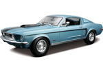 1968 Ford Mustang Cobra Jet - Blue (Maisto) 1/18