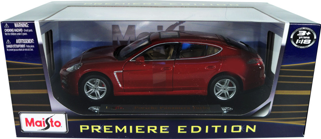 Porsche Panamera Turbo - Red (Maisto) 1/18