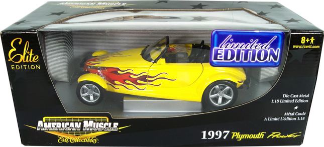 1997 Plymouth Prowler - Yellow (Ertl Elite) 1/18