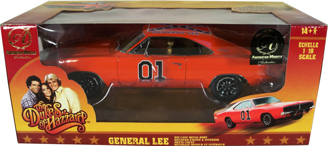 1969 Dodge Charger R/T 440 'General Lee' from 'Dukes of Hazzard' (Ertl Authentics) 1/18