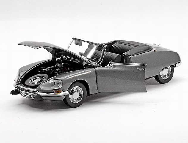 1969 Citroen DS 21 Open Convertible - Metallic Grey (SunStar) 1/18