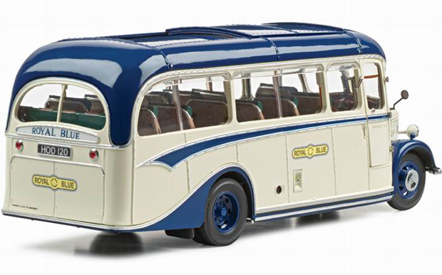 1949 Bedford OB Duple Vista Coach Royal Blue Bus (SunStar) 1/24