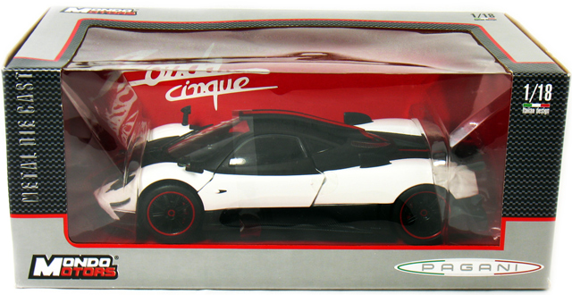 Pagani Zonda 5 (Cinque) White (Mondo Motors) 1/18