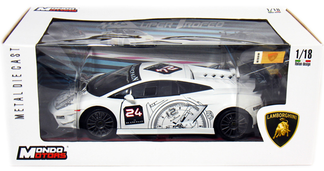 Lamborghini Gallardo LP560-4 Super Trofeo - White #24 (Mondo Motors) 1/18