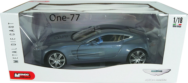 Aston Martin One-77 Coupe - Silver (Mondo Motors) 1/18