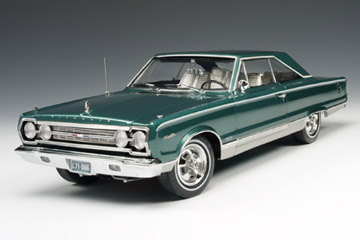 1967 Plymouth Satellite Hemi - Turquoise (Highway 61) 1/18