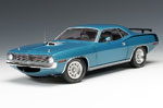 1970 Plymouth Cuda Hemi Blue Fire Poly (Highway 61) 1/18