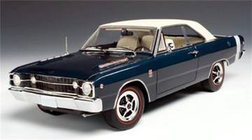 1968 Dodge Dart GTS - Dark Blue (Highway 61) 1/18