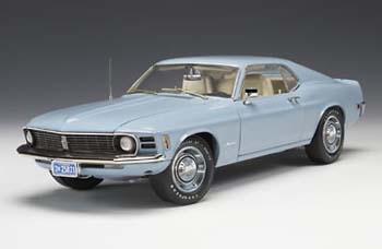 1970 Ford Mustang CJ428 - Light Blue Q-Code (Highway 61) 1/18