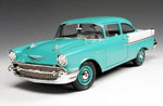 1957 Chevy 150 - Tropical Turquoise/Ivory (Highway 61) 1/18