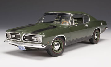 1969 Plymouth 'Cuda 440 - Limelight Green Metallic (Highway 61) 1/18