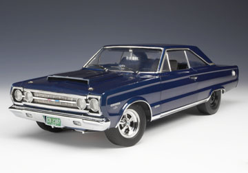 1967 Plymouth GTX Street Racer - Dark Blue (Highway 61) 1/18