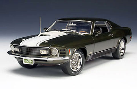 1970 Mustang Mach 1 - Dark Ivy Metallic (Highway 61) 1/18 diecast car ...