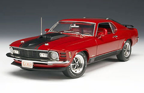 1970 Mustang Mach I - Candy Apple Red (Highway 61) 1/18 diecast car ...