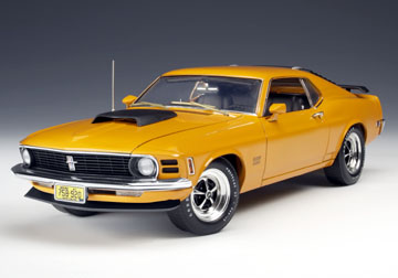 1970 Boss 429 Mustang - Grabber Orange (Highway 61) 1/18 diecast car ...