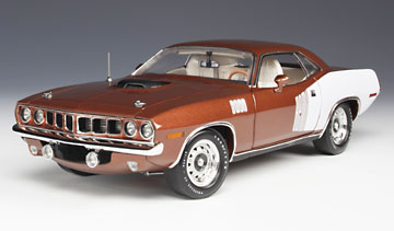 1971 Plymouth Hemi Cuda - Dark Bronze Metallic (Highway 61) 1/18