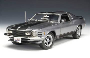 1970 Mustang Mach 1 - Slate Gray Metallic Custom (Highway 61) 1/18 ...
