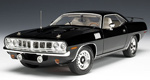 1971 Plymouth Cuda 383 - Black  L/E 600 (Highway 61) 1/18