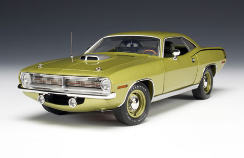 1970 Plymouth Cuda 440 - Lime Green Poly (Highway 61) 1/18 diecast