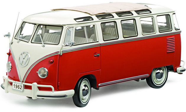 1962 Volkswagen Samba Micro Bus (Sun Star) 1/12 diecast car