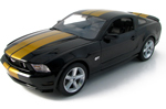 2010 Ford Mustang GT - Black w/ Gold (Greenlight) 1/18