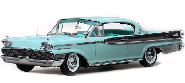 1959 Mercury Parklane Hardtop - Twilight Turquoise (SunStar Platinum) 1/18