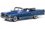 1959 Pontiac Bonneville Open Convertible - Vanguard Blue Metallic (SunStar Platinum) 1/18