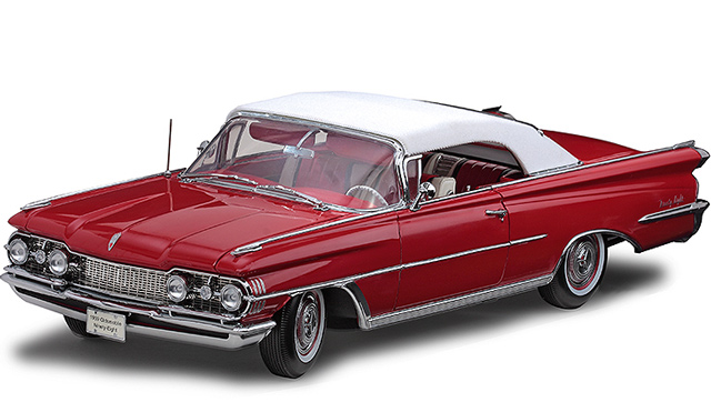 1959 Olds 98 Convertible - Cardinal Red (SunStar Platinum) 1/18