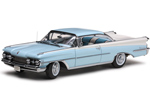 1959 Olds 98 Hardtop - Frost Blue / Polaris White (SunStar Platinum) 1/18