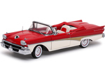 1958 Ford Fairlane Convertible - Torch Red / Colonial White (SunStar Platinum) 1/18