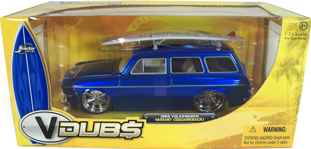 1965 VW Variant Squareback - Blue (V-Dubs) 1/24