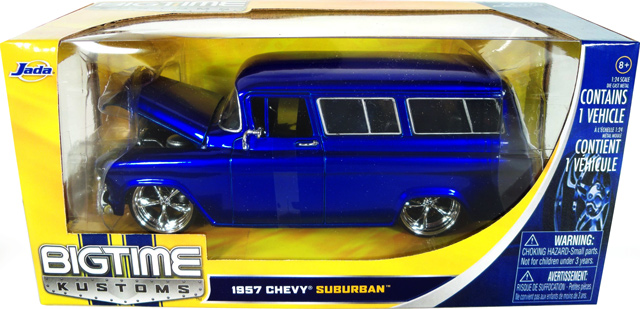 1957 Chevy Suburban - Blue (DUB City) 1/24